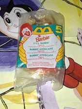 Mattel Barbie 1995 U.S.A. Barbie McDonalds Happy Meal Toy 5 Figure. New