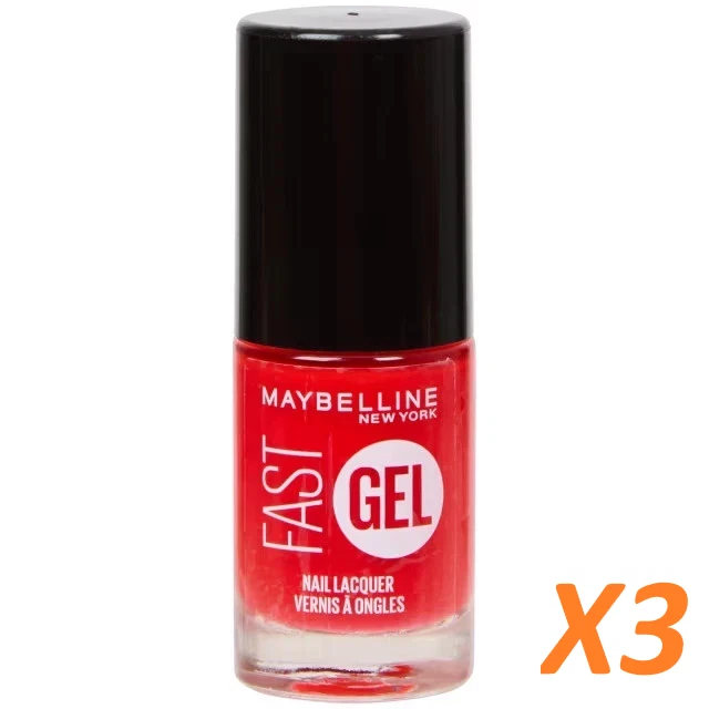 ✅X3 Maybelline Quick Dry Gel Effect Nail Polish Different Colors