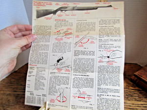 Crosman Air Guns Model 766 vintage brochure manual BB instructions c1975?