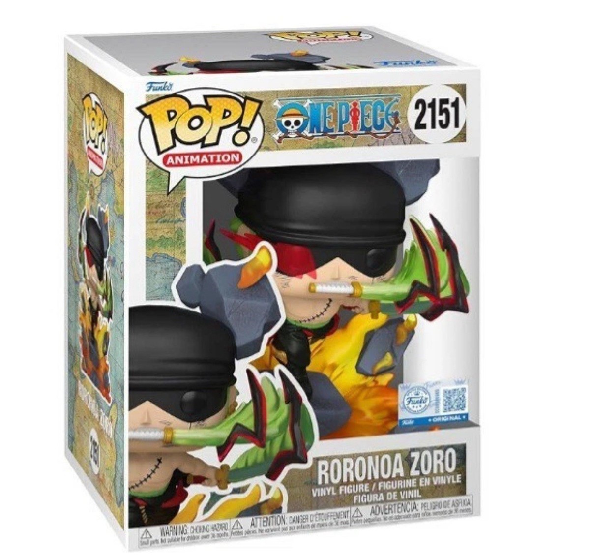 Funko Pop One Piece – Roronoa Zoro 1496 édition Spéciale Signée Mackenyu Arata
