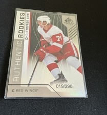 2018-19 Upper Deck SP Game Used - Authentic Rookies Christoffer Ehn #132 Rainbow