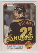 1981-82 O-Pee-Chee Tiger Williams #345 td8