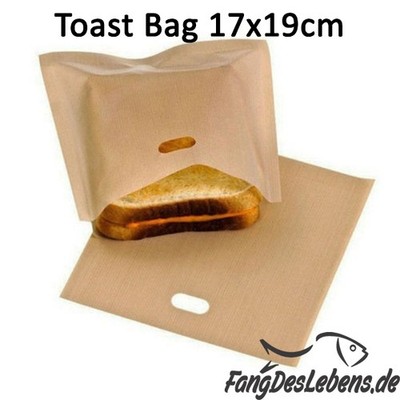 Toast Bag, Toastbeutel 17x19cm, Teflon, bis 50x widerverwendbar, Sandwich Nugget