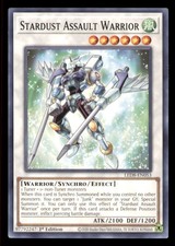 Yugioh Stardust Assault Warrior #LED8-EN053 Legendary Duelists: Synchro Storm LP