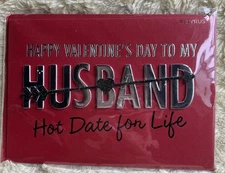 Papyrus Valentine's Day Card HUSBAND Hot Date for Life  Sexy Date for Tonight