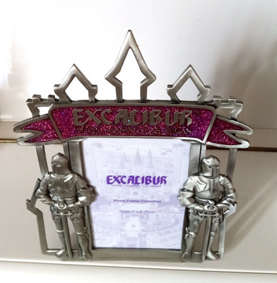 Excalibur Hotel Casino Las Vegas Knights 4x6 Heavy Metal Photo Frame