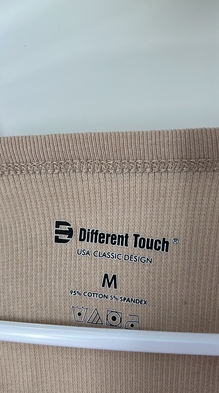 Different touch NWT men’s Raveeback tank top medium Activewear Square Neck Brown