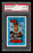 1975 Kellogg's Set-Break # 26 Nolan Ryan PSA 10 GEM MINT