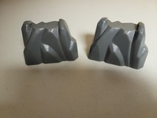 Brio world wooden Railway Train Replacement Mountain Rock Risers x 2