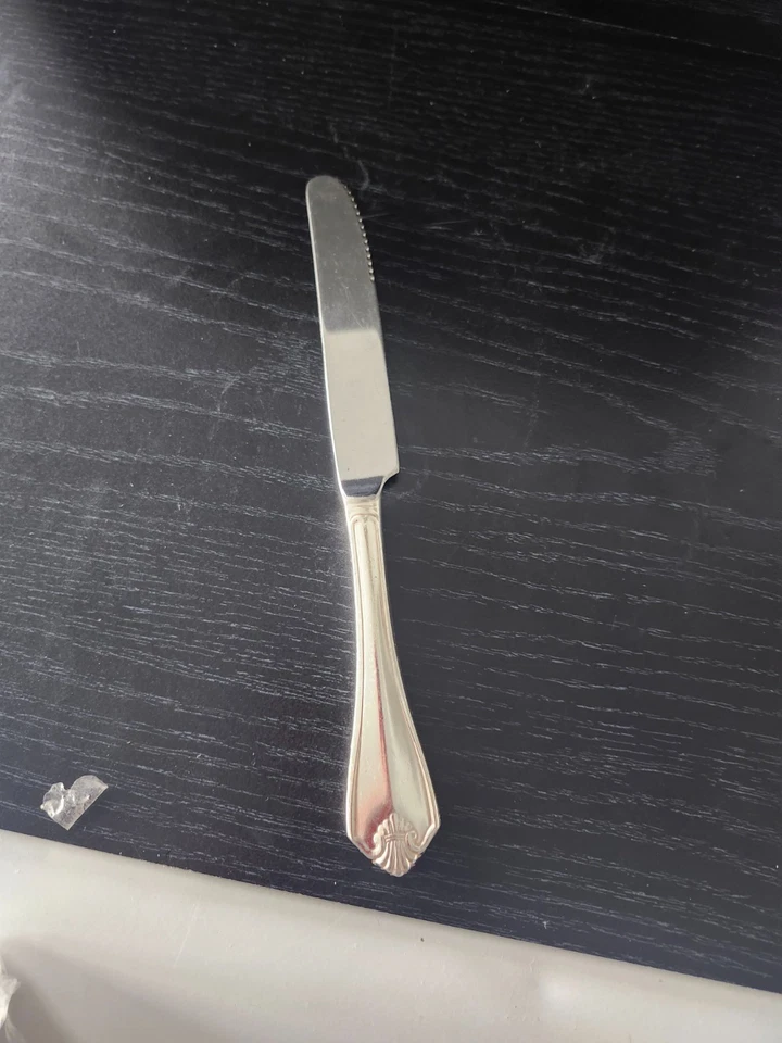 Cuchillo hueco para cena/mantequilla Oneida KING JAMES 8 piezas cubiertos 7 1/2" Foto 3 de 4