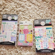 The Happy Planner Sticker Book Lot Of 3 Sticker Books