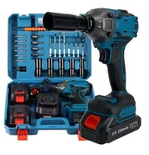 AVVITATORE BULLONI  AD IMPULSI A DOPPIA BATTERIA 48V  PISTOLA PNEUMATICO AUTO