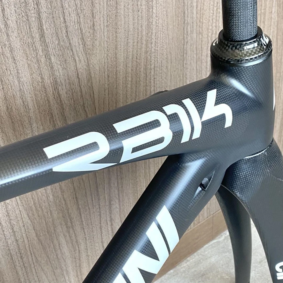 Juego de cuadro de carretera Cipollini RB1K RB1000 negro mate de carbono completo hecho a mano talla S Foto 4 de 4