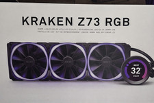 NZXT Kraken Z73 RGB 360mm AIO Liquid CPU Cooler LCD Display Never Used/Open Box