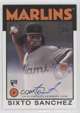 2021 Topps 1986 Topps Baseball Series 2 Sixto Sanchez #86A-SS Auto v9t