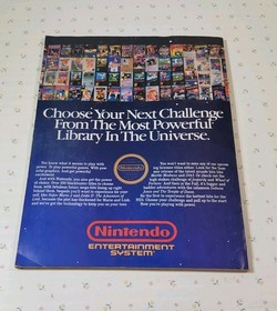 Nintendo Power Magazine #1 RARE 1988 First Issue NES Super Mario Bros 2 + Poster