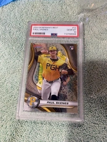 2024 Bowman's Best Paul Skenes PSA 10 Gem Mint Card