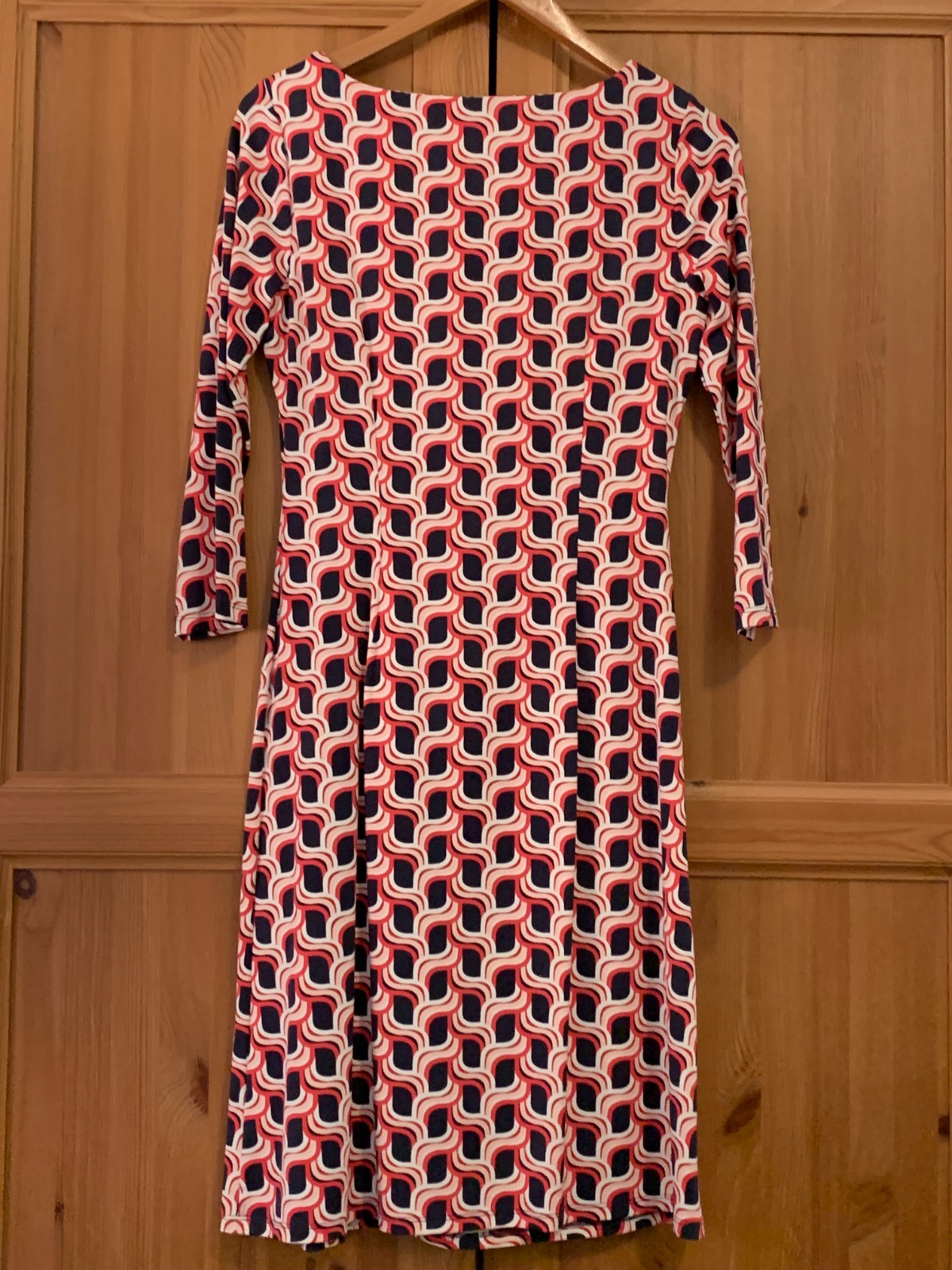 Talbots Geometric Pattern Blue, White, Red and Pi… - image 5