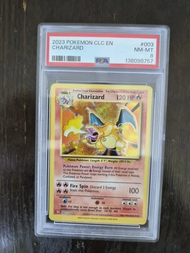 Charizard *PSA 8* Holo *Classic Collection* 3/34 *2023* Pokemon
