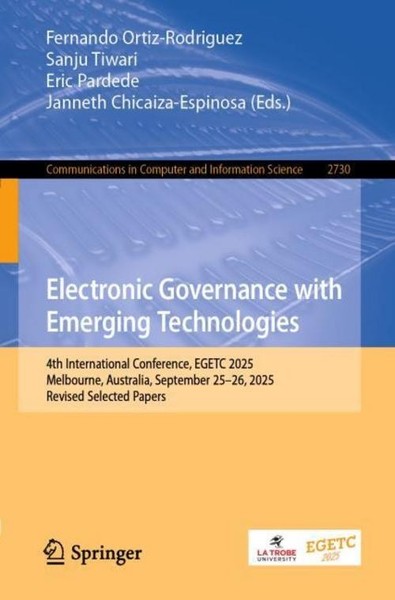 Electronic Governance With Emerging Technologies Fernando Ortiz-Rodriguez-image