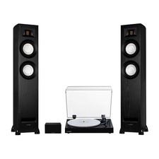 Fluance RT85 Vinyl Turntable, Ri91 Powered Floorstanding Speakers, PA10 Preamp