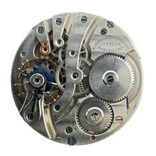 Antique 12s Howard Single Sunk Dial 19J Open Face Pocket Watch Movement Series 6