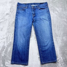 Citizens of Humanity Kelly 063 Low Waist Cropped Stretch Jeans Sz 30 Fit 32" USA