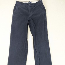 Polo Ralph Lauren Boy's Size 14 Navy Blue Corduroy Pants Straight Leg Cotton