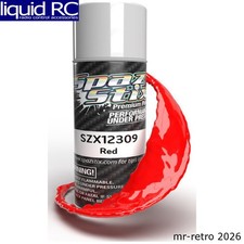 Spaz Stix 12309 Solid Red Aerosol Paint 3.5oz Can
