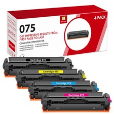 075 Toner Cartridge Set for Canon Color ImageCLASS LBP646Cdw MF665CDW MF662CDW