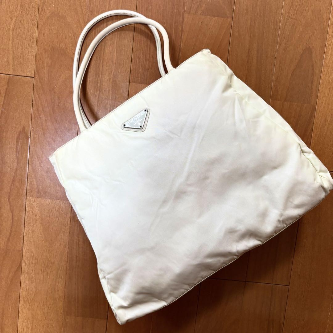 Prada White Shoulder Bag Handbag PGJY7T