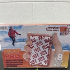 Heat Pro Hand Warmers 8 Hours of Heat Sports & Outdoors, 40 Pairs