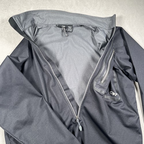 Chaqueta cortavientos Outdoor Research 3/4 cremallera para hombre S negra N2S Next To Skin Tech - Imagen 6 de 11