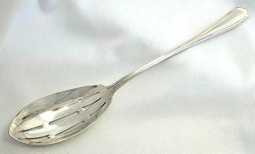 1913 International Brandon Sterling Silver Spoon Olive Pickle 6 3/8"L 19 Grams