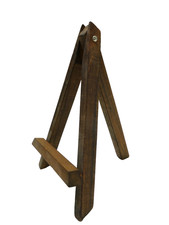 VINTAGE SMALL DESK EASEL WOODEN TIMBER PORTIBLE TRIPOD PAINTING STAND