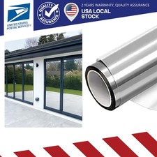 One Way Mirror Tint Window Film Privacy Protect UV Reflective Sun Block For Home