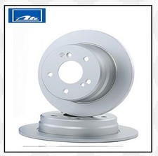 2x ATE 24.0109-0120.1 Bremsscheibe Ø 258mm für MERCEDES 190 C KLASSE E W124 W201