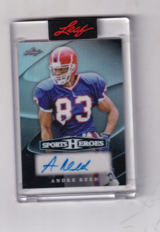 2026 ANDRE REED LEAF METAL AUTO/AUTOGRAPH 7/9  BUFFALO BILLS