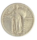 1929 STANDING LIBERTY QUARTER DOLLAR 25 CENTS - 90% SILVER