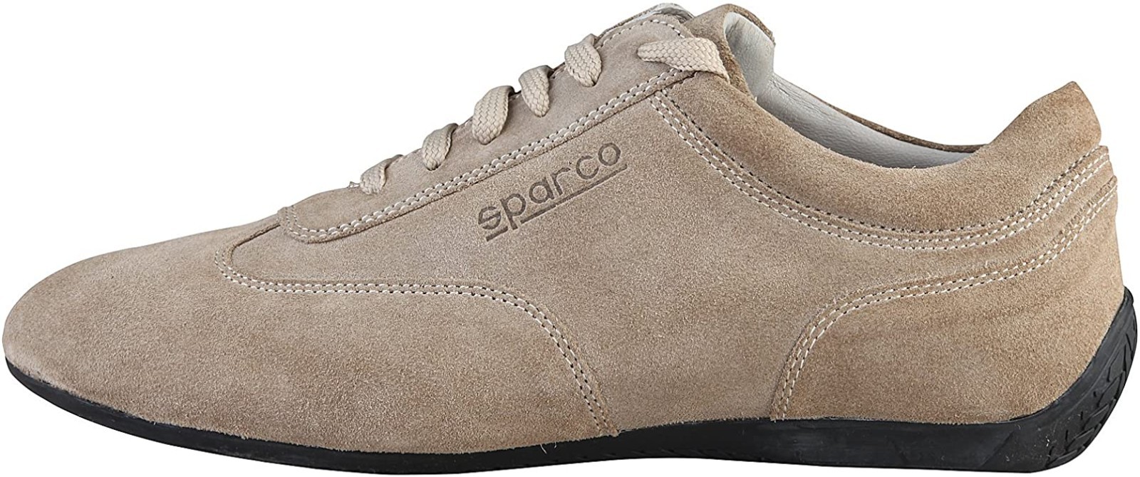 SPARCO IMOLA Beige Suede Trainers Motorsports Sneakers Driving Shoes Size 40 New