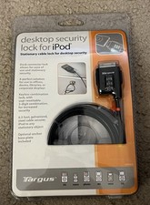 Targus Security Lock for iPOD Apple Desktop Keyless Combination 3 Digit