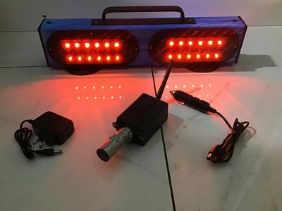 MINI SMART Wireless towing lights 16''- Tow truck - 4 pin round- OCEAN- GTB-0028