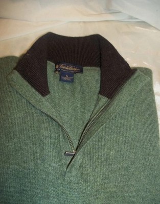 Brooks Brothers 100% Cashmere 4 Ply Quarterzip XL