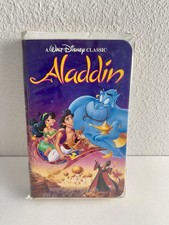 Vtg Alladin Disney Classic VHS (Black Diamond Edition VHS #1662) Has Character🔥