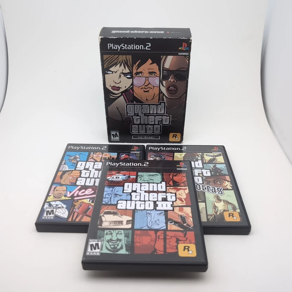 SET OF 3: Grand Theft Auto - The Trilogy - BOX SET - III, Vice City, San Andreas - Image 2 of 4