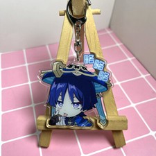 Keychain Genshin Impact Fashion Pendant Key Goods Harajuku Gift Anime Cosplay 9
