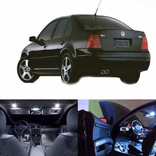 LED White Lights Interior Package Kit For VW Jetta MK4 1999-2004 (15pcs)