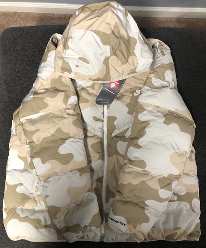 Nike PrimaLoft Giacca Termica Isolata Uomo Tan Mimetica Uomo XXL DQ4935-072 - Foto 5 di 6