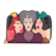 Loungefly Cinderella Step MoTher & Sisters Themed Zip Around Wallet Purse 10cm