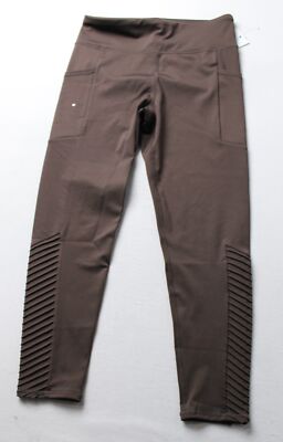Threads 4 Thought Women's Keiko Hight Rise Athletic 7/8 Leggings LB3 Brown Large
